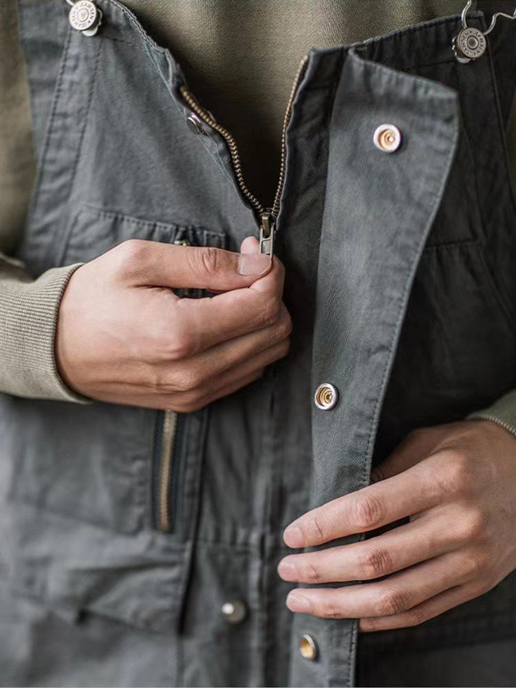 Louis™ | Pantalón de tirantes verde clásico
