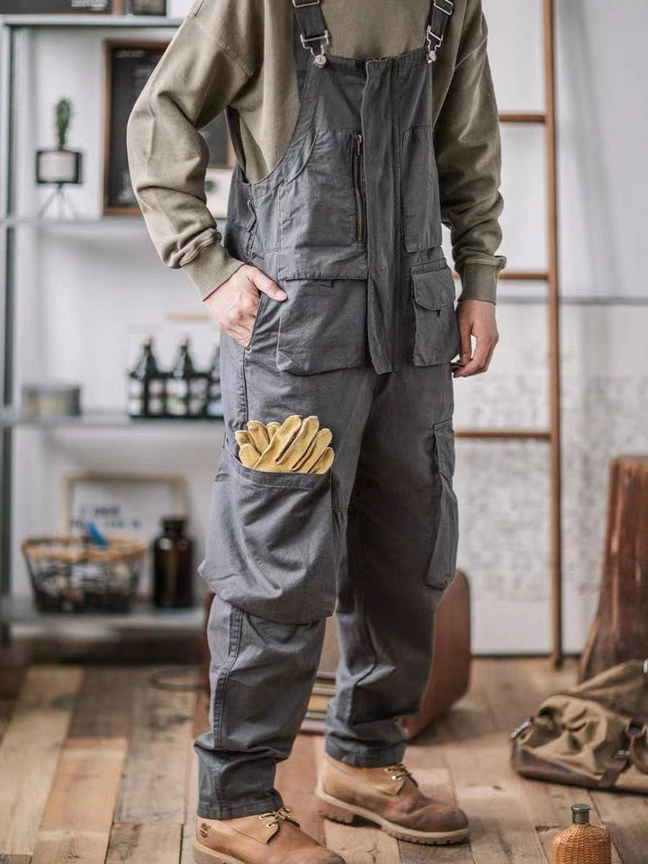 Louis™ | Pantalón de tirantes verde clásico