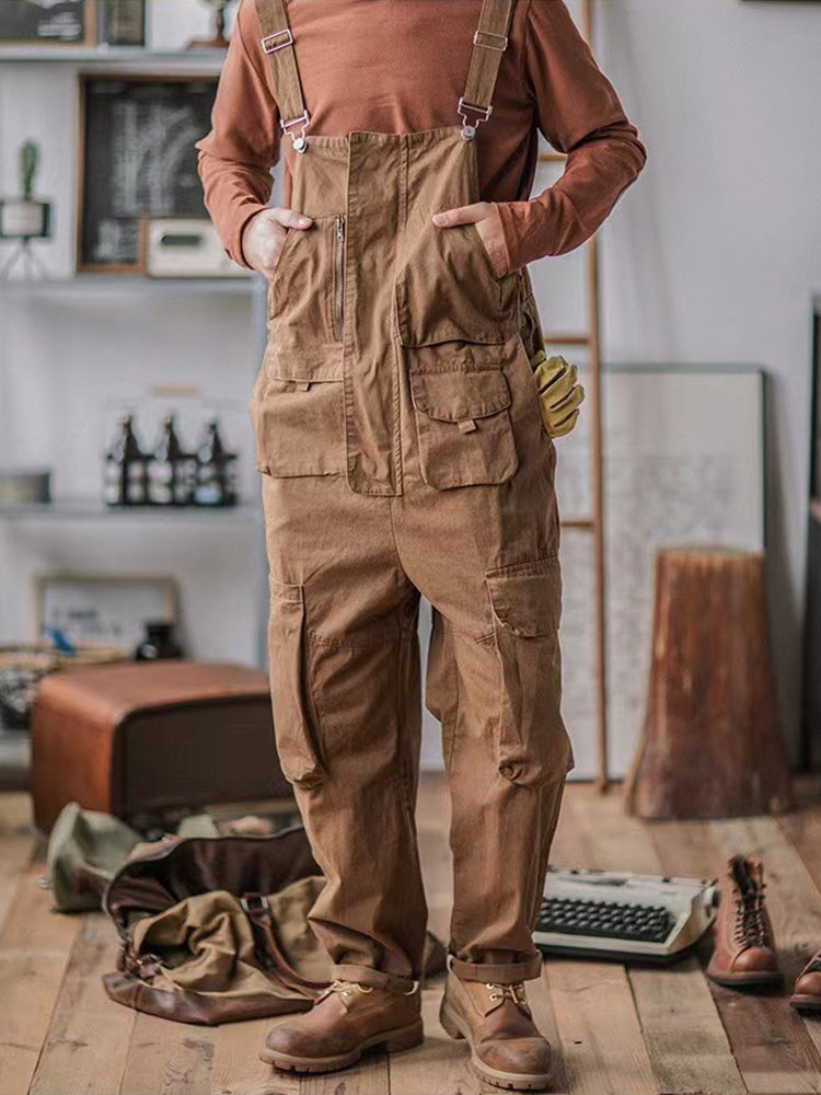 Louis™ | Pantalón de tirantes verde clásico