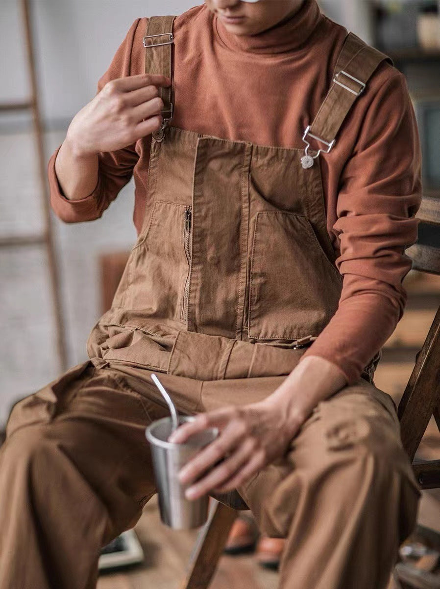 Louis™ | Pantalón de tirantes verde clásico