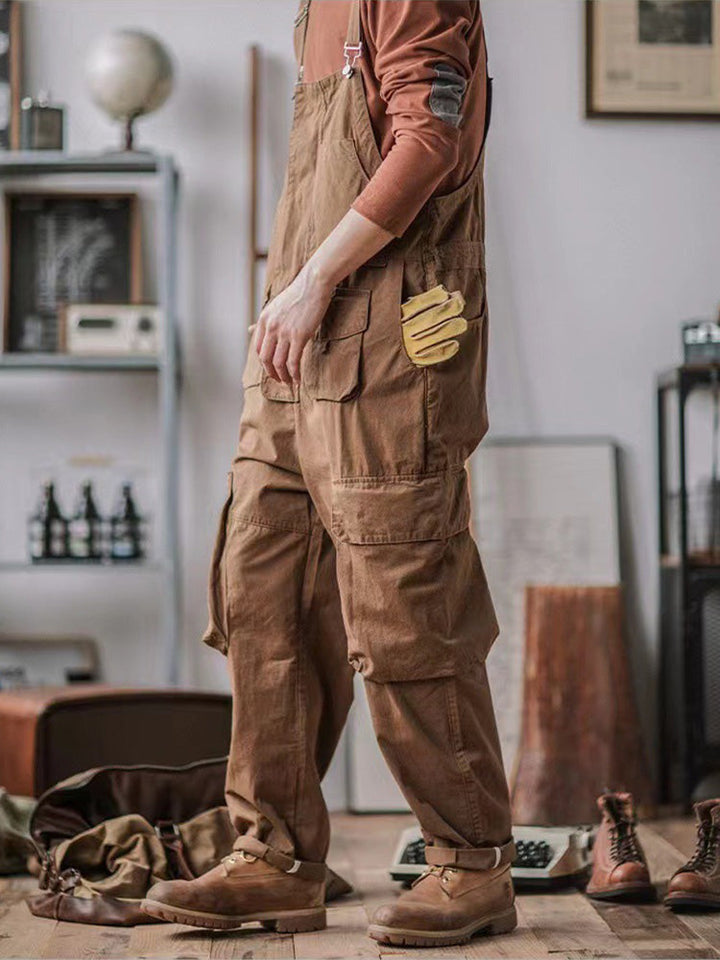 Louis™ | Pantalón de tirantes verde clásico