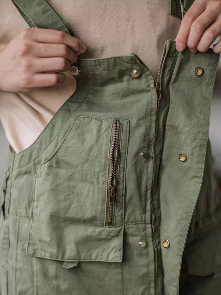Louis™ | Pantalón de tirantes verde clásico