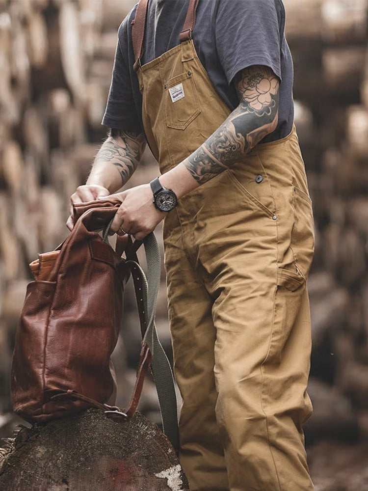 Gaspard™ | Pantalón de tirantes vintage atemporal