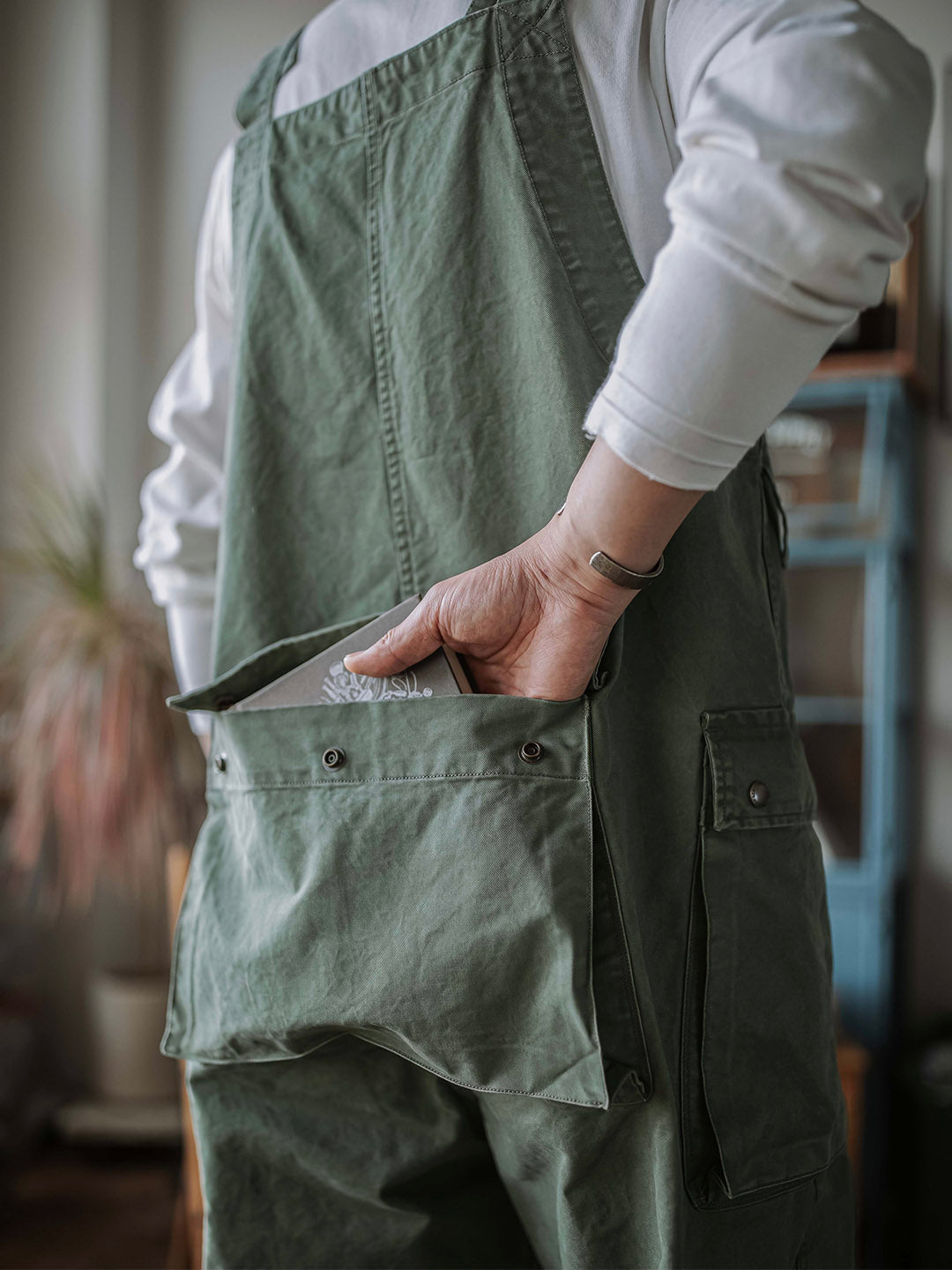 Victor™ | Pantalón de tirantes beige elegante